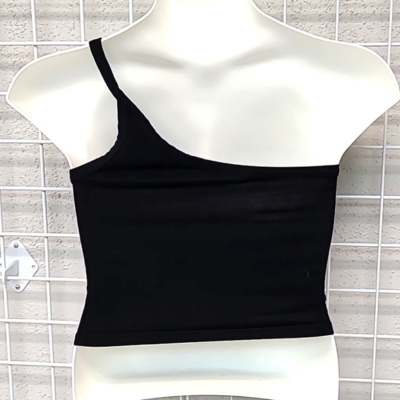 John GOLT PACSUN  One Shoulder Crop Top Size S - Picture 3 of 4